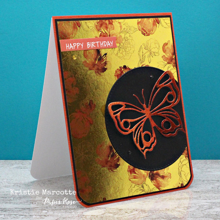 Crimson Rose - Gold 6x6 Paper Collection 26623 - Paper Rose Studio