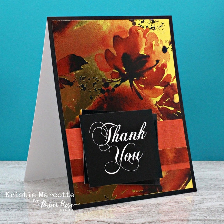 Crimson Rose - Gold 6x6 Paper Collection 26623 - Paper Rose Studio