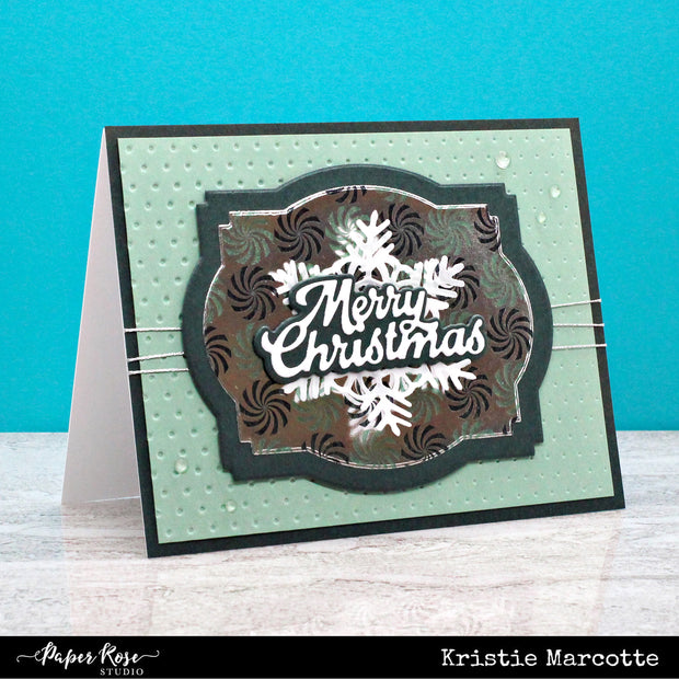 White Christmas Foil 6x6 Paper Collection 32652 - Paper Rose Studio