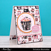 Pink Halloween 6x8" Die Cuts & Sentiments 32868