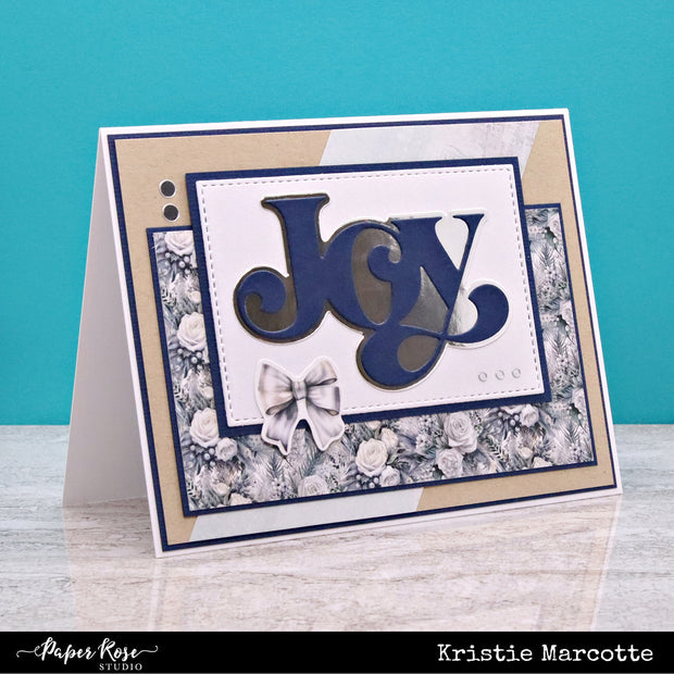 White Christmas Embossed Die Cuts 32883 - Paper Rose Studio