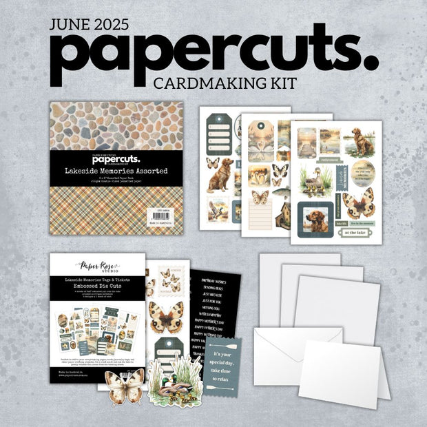 Papercuts Cardmaking Kit - June 2025 Lakeside Memories 34824