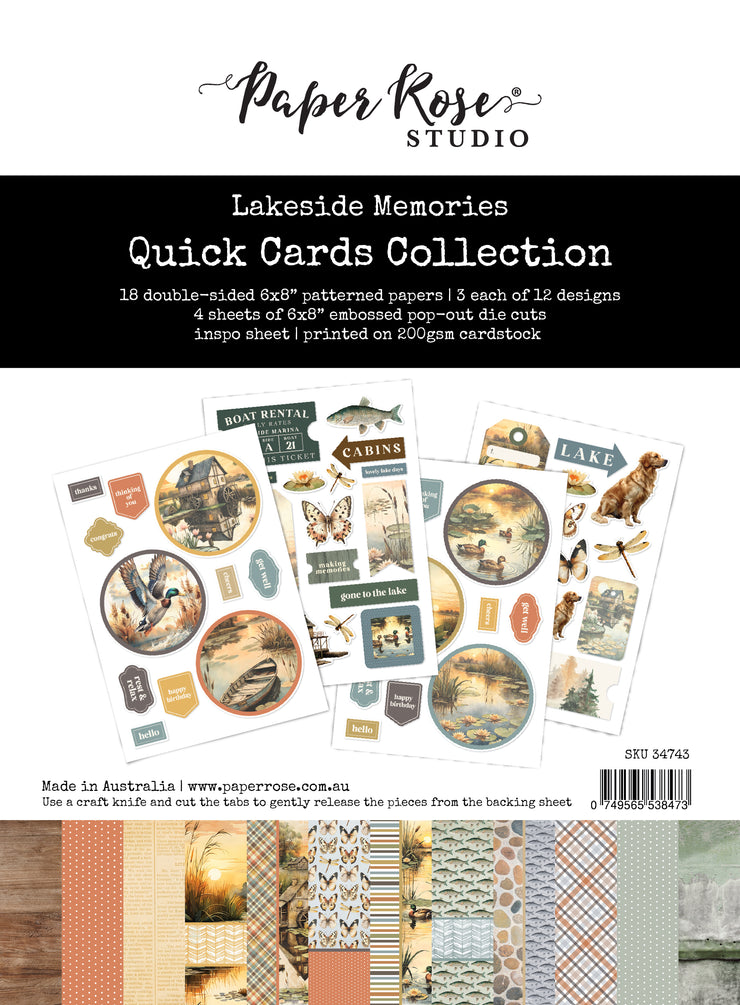 Lakeside Memories 6x8" Quick Cards Collection 34743