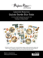 Lakeside Memories 6x8" Quick Cards Die Cuts 34746