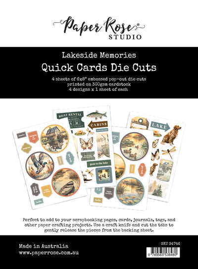 Lakeside Memories 6x8" Quick Cards Die Cuts 34746