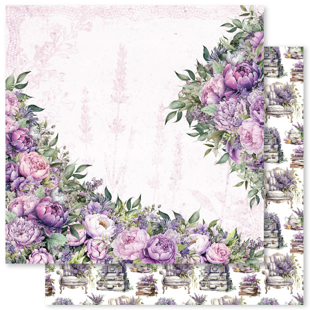 Lavender & Roses B 12x12 Paper (12pc Bulk Pack) 32169 - Paper Rose Studio