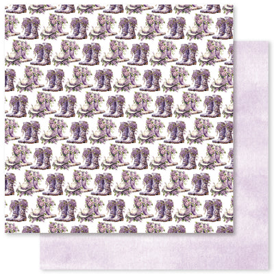 Lavender & Roses C 12x12 Paper (12pc Bulk Pack) 32172 - Paper Rose Studio