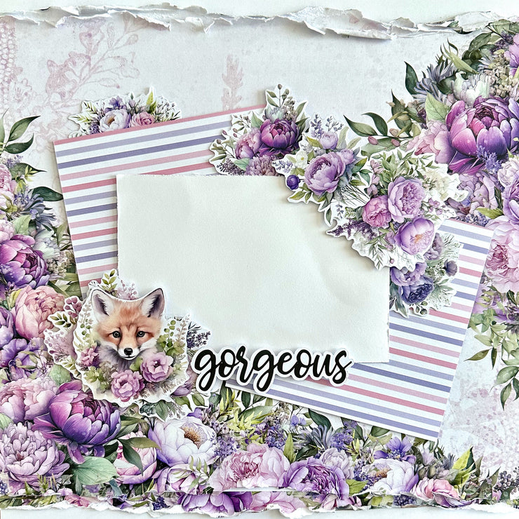 Lavender & Roses 12x12 Paper Collection 32163