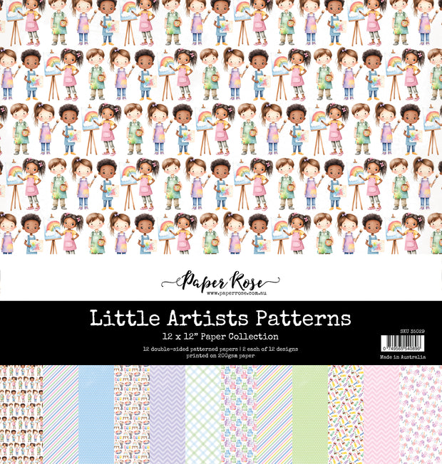 Little Artists Patterns  12x12 Paper Collection 35029