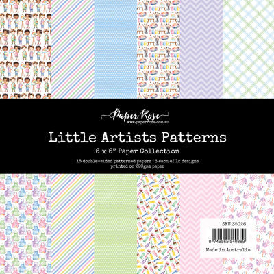 Little Artists Patterns  6x6 Paper Collection 35026