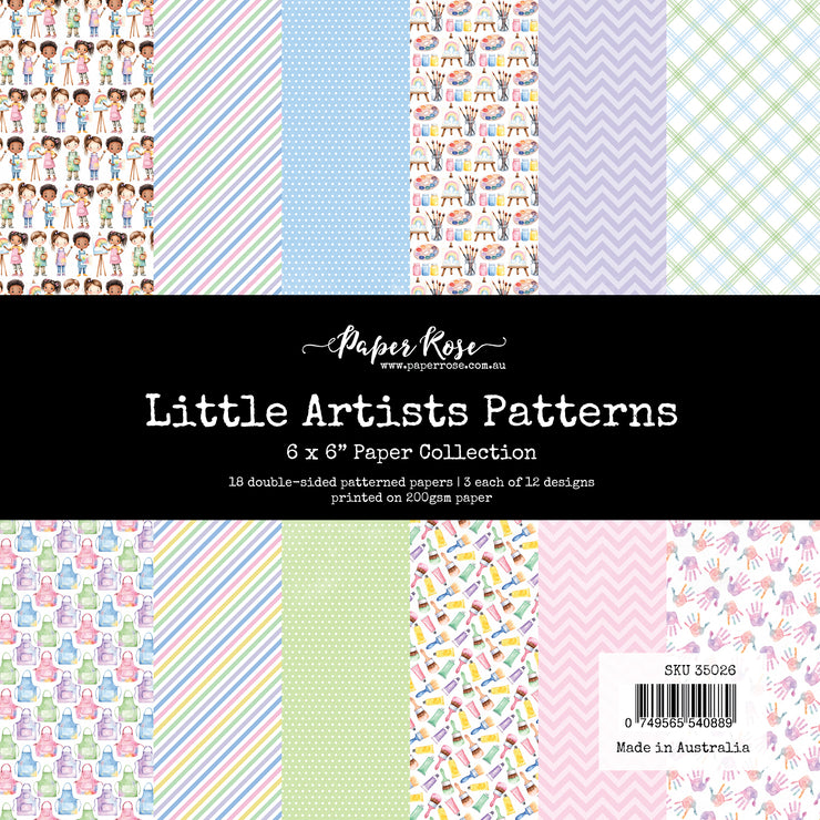 Little Artists Patterns  6x6 Paper Collection 35026