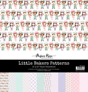 Little Bakers Patterns  12x12 Paper Collection 35023 - Paper Rose Studio