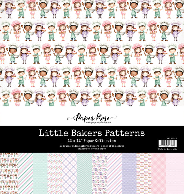 Little Bakers Patterns  12x12 Paper Collection 35023