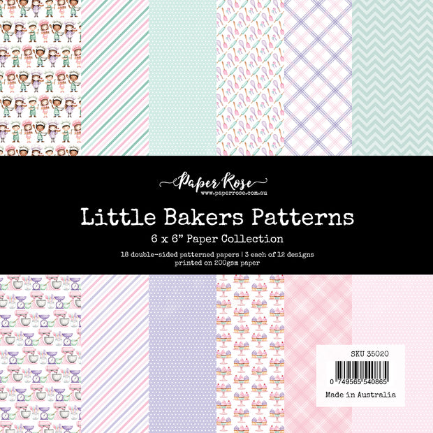 Little Bakers Patterns  6x6 Paper Collection 35020