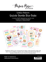 Little Bakers Quick Card Die Cuts 35017