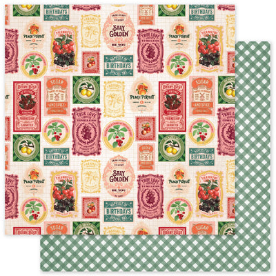 Meadowbrook Farm Basics B 12x12 Paper (12pc Bulk Pack) 35049