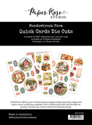 Meadowbrook Farm 6x8" Quick Cards Die Cuts 35076