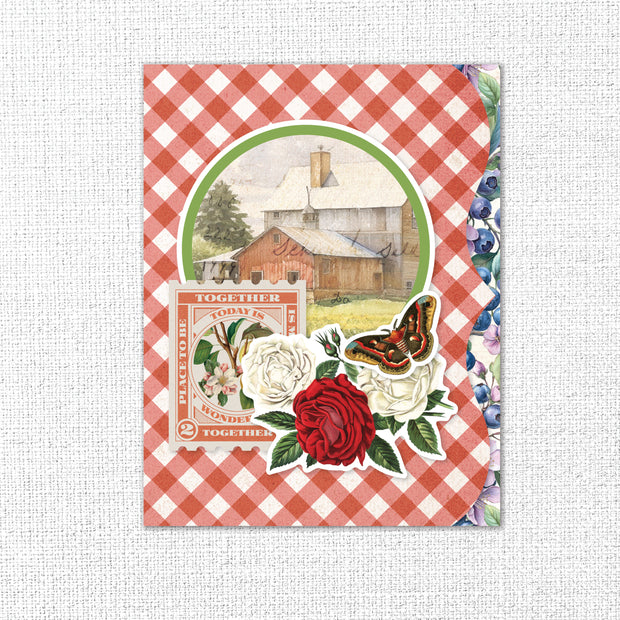 Meadowbrook Farm 8.5" x 11" Mini Junk Journal Folio Kit 35109