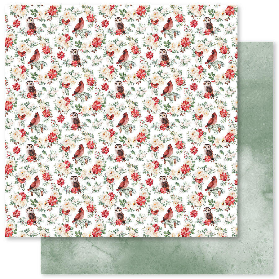 Paper Rose Merry Little Christmas Patterns 12x12 Paper 30531