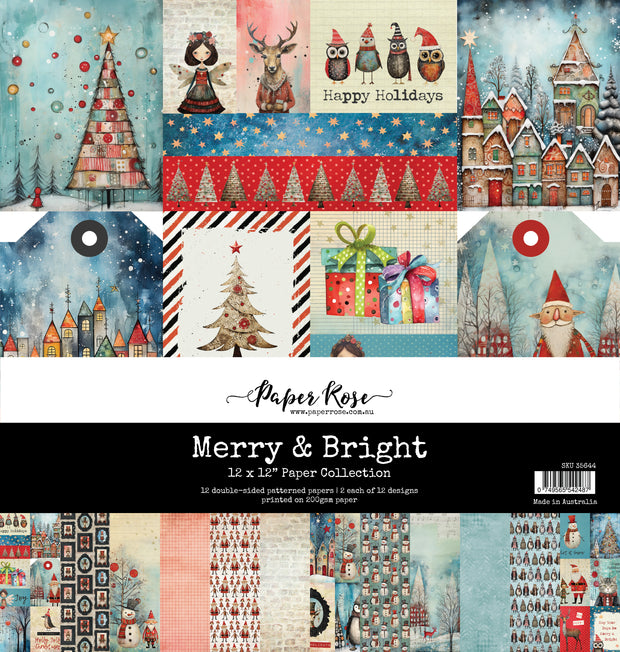 Merry and Bright 12x12 Paper Collection 35644