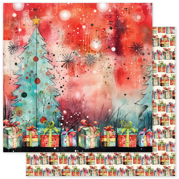 Merry and Bright Basics C 12x12 Paper (12pc Bulk Pack) 35686