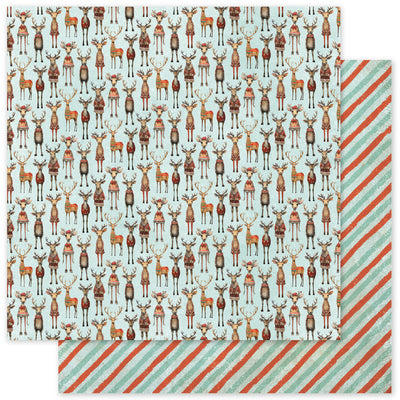 Merry and Bright Basics D 12x12 Paper (12pc Bulk Pack) 35689