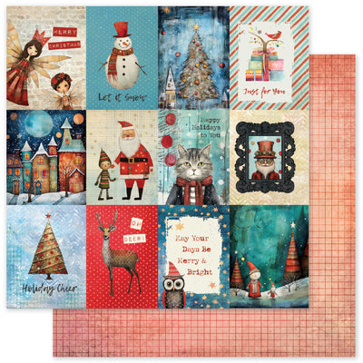 Merry and Bright C 12x12 Paper (12pc Bulk Pack) 35653