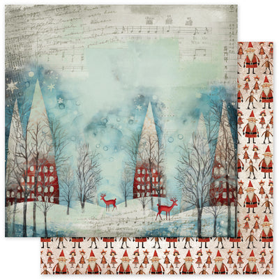 Merry and Bright D 12x12 Paper (12pc Bulk Pack) 35656