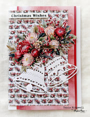 Christmas Red Shimmer Cardstock A5 10pc 29542 - Paper Rose Studio