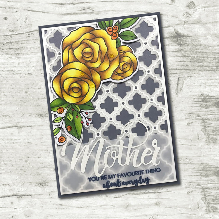 Mother's Day Quotes Clear Stamp Set 17976 - Paper Rose Studio