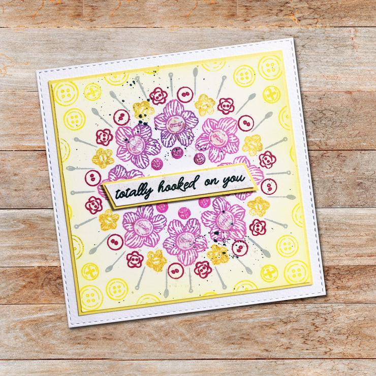 Knit Happens 4x6" Clear Stamp Set 18318 - Paper Rose Studio