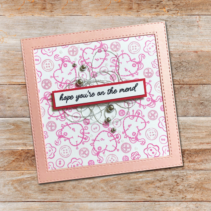 Knit Happens 4x6" Clear Stamp Set 18318 - Paper Rose Studio