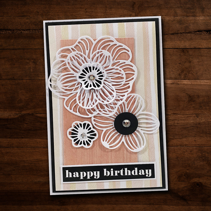 Zen Blooms Metal Cutting Die 21198 - Paper Rose Studio