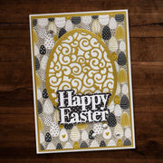 Happy Easter Chunky Layered Metal Cutting Die 21285 - Paper Rose Studio