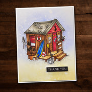 Holiday Hut Clear Stamp Set 23794 - Paper Rose Studio