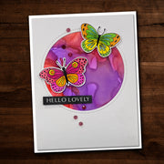 Fiona Butterfly Stamp Set 24625 - Paper Rose Studio