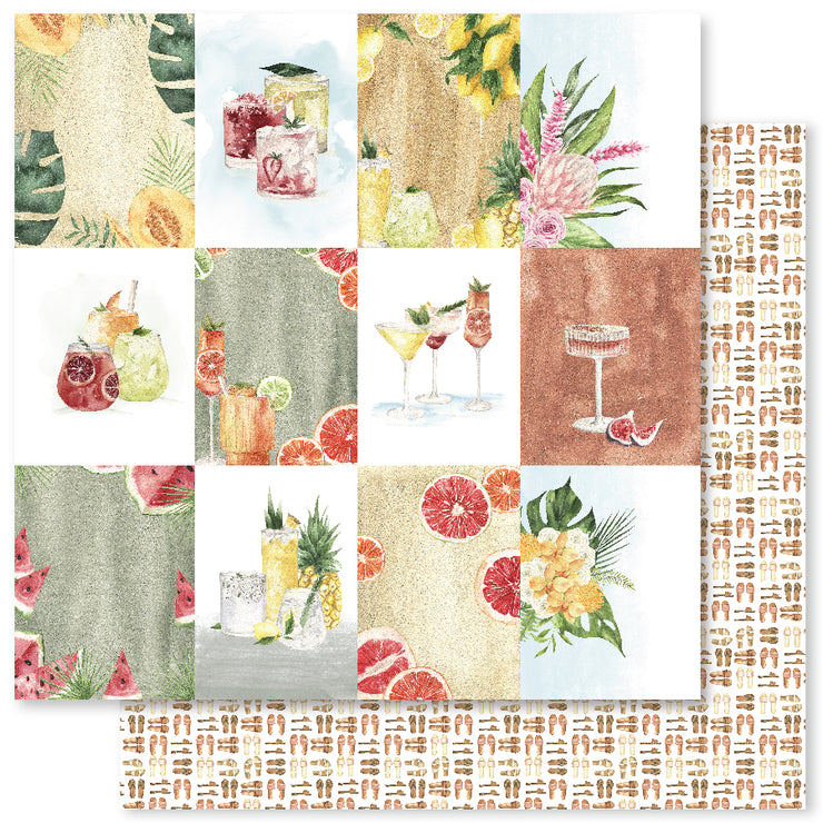 Tropical Resort 12x12 Paper Collection 24835 - Paper Rose Studio
