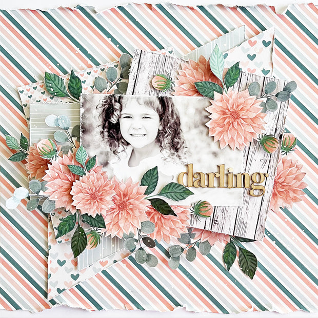 Darling Dahlias 6x6 Paper Collection 25375 - Paper Rose Studio