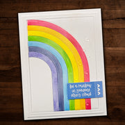 Rectangle Rainbow Coverplate & Frame Metal Cutting Die 25639 - Paper Rose Studio