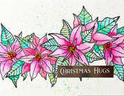 Poinsettia Duo Clear Stamp 27295 - Paper Rose Studio