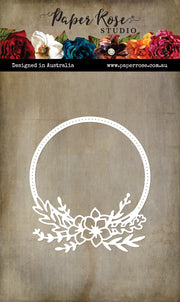 Bryony Floral Wreath Metal Cutting Die 31941 - Paper Rose Studio
