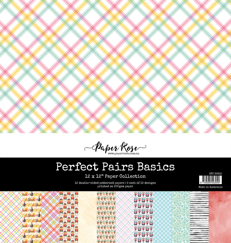 Perfect Pairs Basics 12x12 Paper Collection 35812