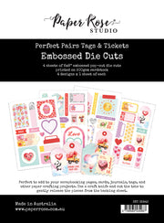 Perfect Pairs 6x8" Tags & Tickets Embossed Die Cuts 35842
