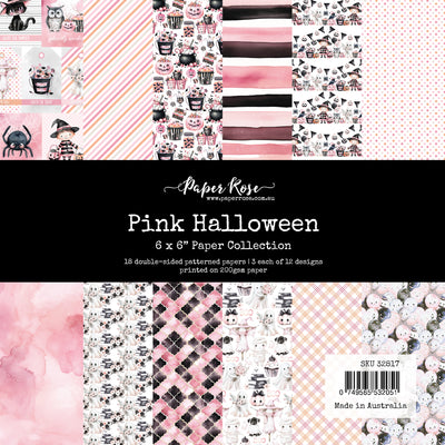 Pink Halloween 6x6 Paper Collection 32817 - Paper Rose Studio