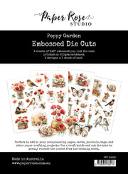 Poppy Garden Embossed Die Cuts 34665 - Paper Rose Studio