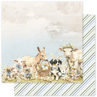 Rustic Easter B 12x12 Paper (12pc Bulk Pack) 34170