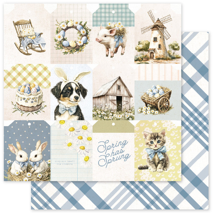 Rustic Easter E 12x12 Paper (12pc Bulk Pack) 34179