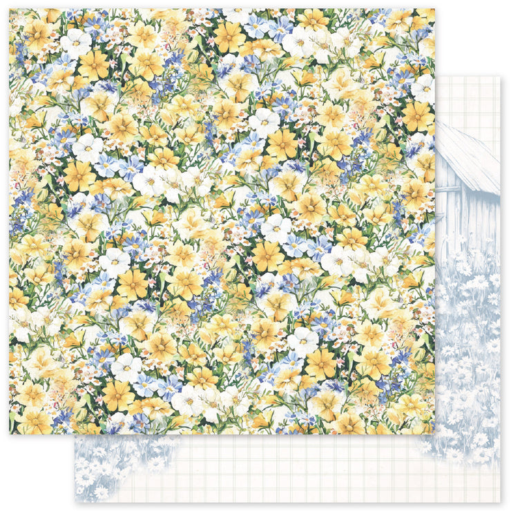 Rustic Spring Basics D 12x12 Paper (12pc Bulk Pack) 34266