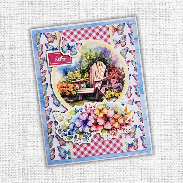 Rainbow Garden 1.0 6x8" Die Cuts & Sentiments 31686 - Paper Rose Studio