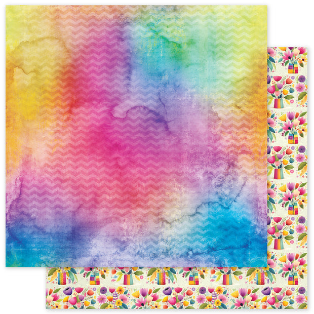 Rainbow Village Basics B 12x12 Paper (12pc Bulk Pack) 35328
